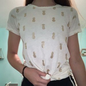 j crew pineapple tee
